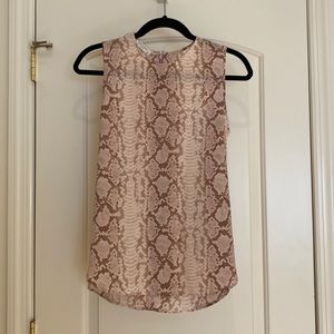 EQUIPMENT SMALL ANIMAL PRINT TANK TOP